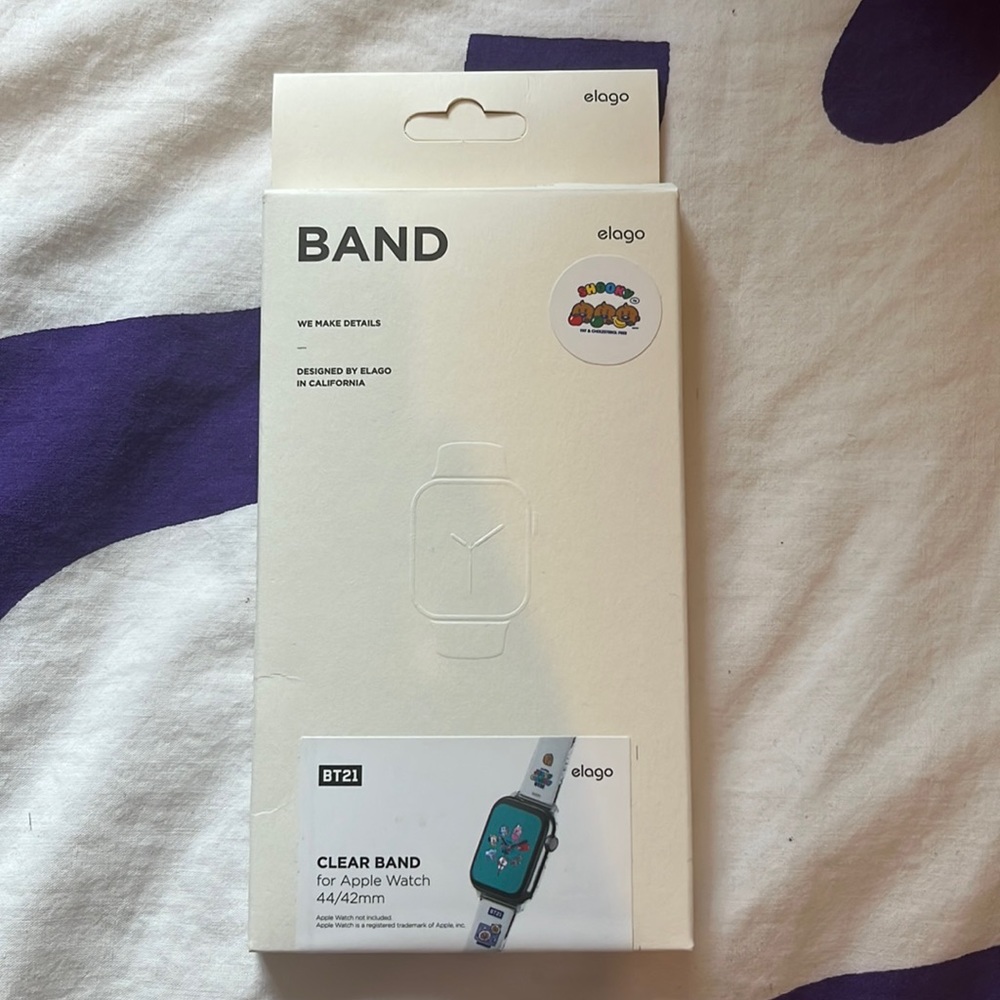 BT21 elago LINE FRIENDS Apple Watch Band 44/42mm "Shooky" NEW IN BOX!!!